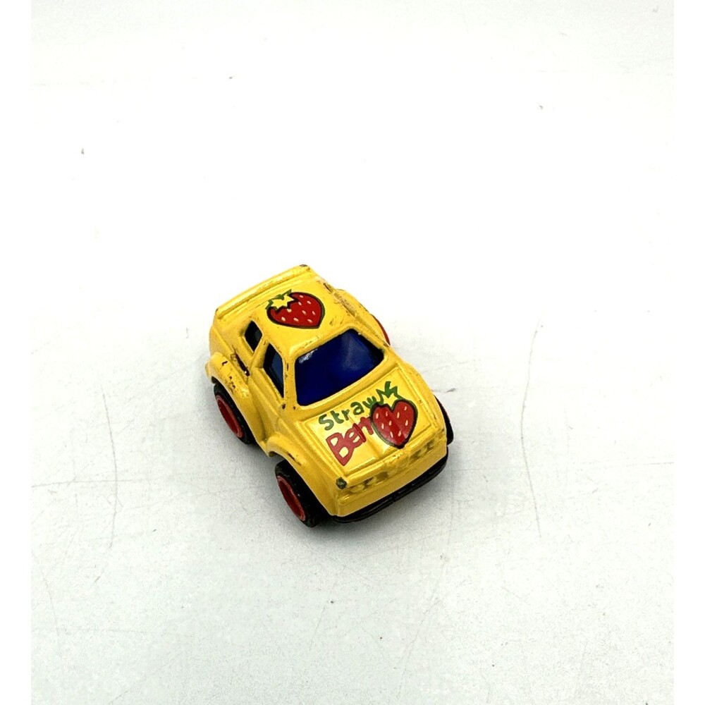 Welly Mini Strawberry Pullback & Go Micro Racers TESTED WORKS